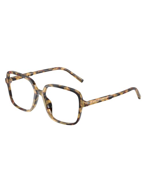 Dolce & Gabbana Black Dg3442 512 Optical Frames Acetate Transparent Squared Normal