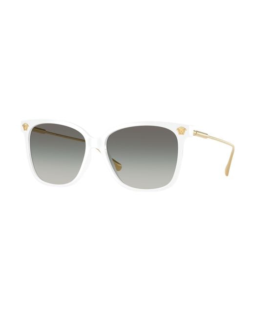 Versace Black Ve4507U 314/11 Sunglasses Injected Squared Normal Nuanced