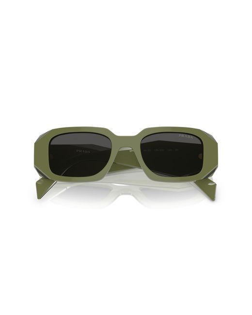 Prada Black Pr 17Ws 13N5S0 Sunglasses Acetate Squared Normal