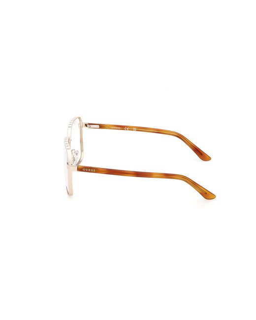 Guess Black Gu50125 032 Optical Frames Metal Squared Normal