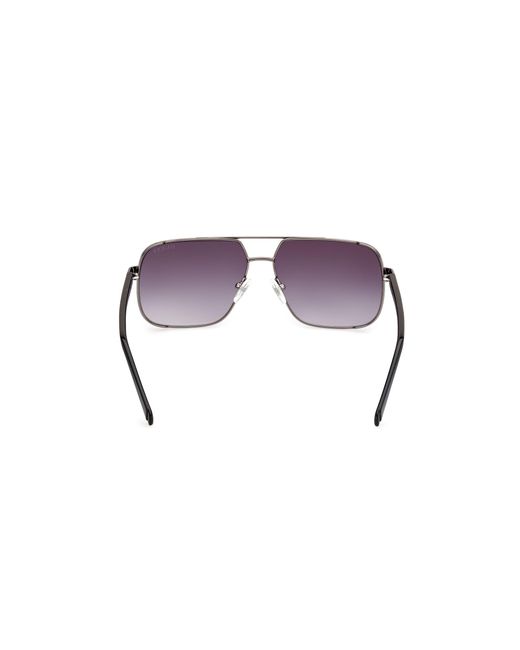 Guess Black Gu00119 08B Sunglasses Metal Squared Normal for men