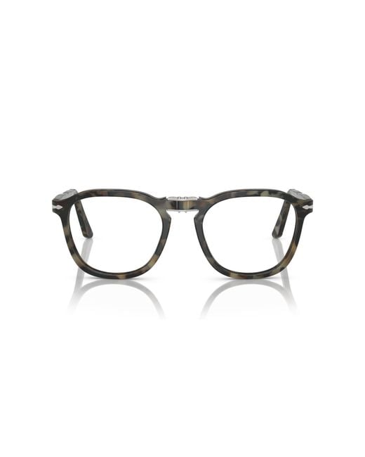 Persol Black Po3345V Rene' 1071 Optical Frames Acetate Transparent Squared Normal