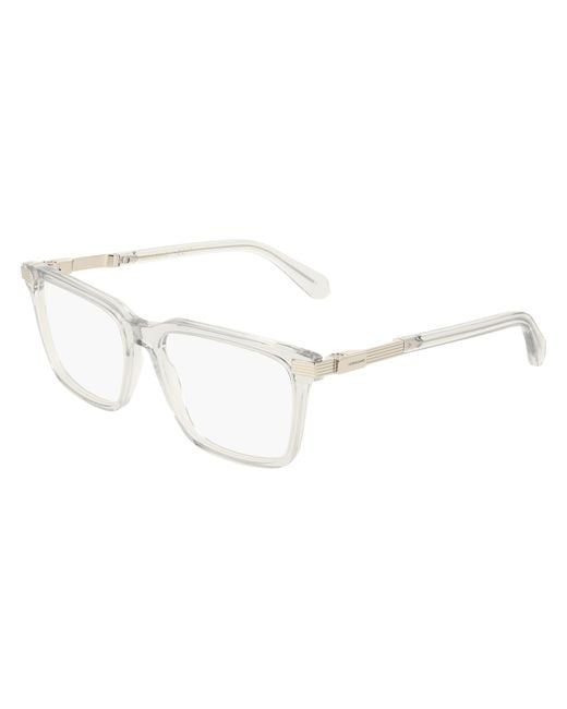 Ferragamo Black Sf3065 050 Optical Frames Acetate Squared Normal for men