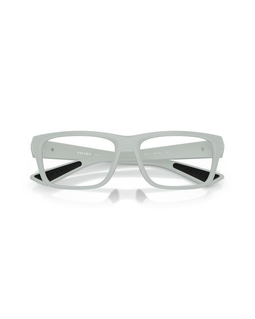 Prada Linea Rossa Black Ps 02Tv 25H1O1 Optical Frames Injected Transparent Pillow Normal for men