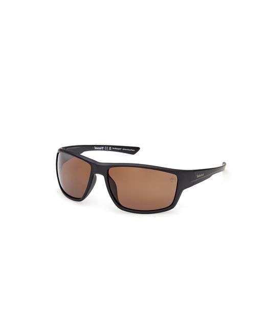 Timberland Black Tb00003 02H Sunglasses Injected Squared Polarized for men