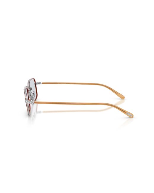 Oliver Peoples Black Ov1366T Brymer 5036 Optical Frames Titanium Squared Normal