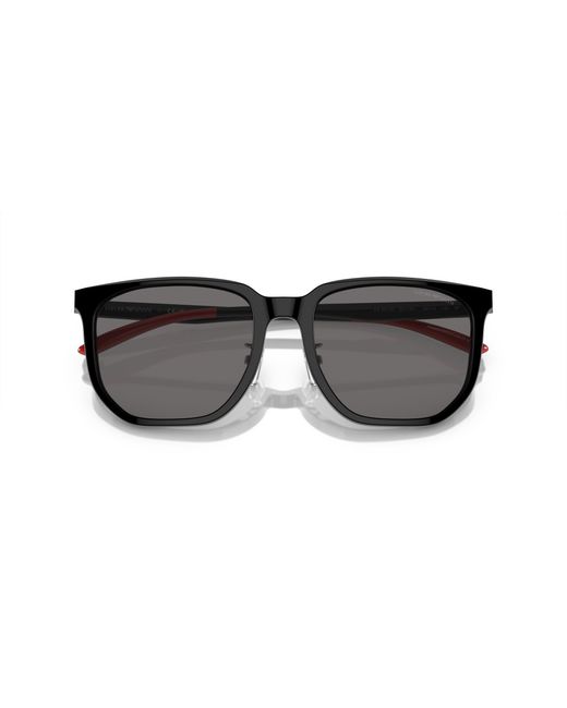 Emporio Armani Black Ea4215D 501781 Sunglasses Acetate Squared Polarized for men