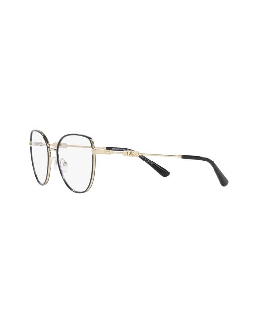 Michael Kors Black Mk3066J Empire Round 1014 Optical Frames Metal Geometric Normal