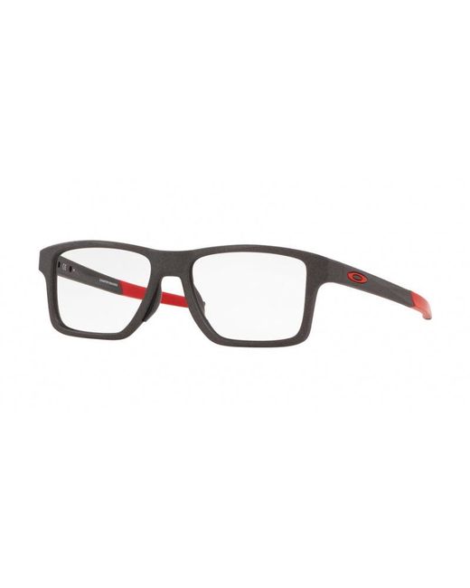 Oakley Black Ox8143 Chamfer Squared 814308 Optical Frames Plastic Squared for men
