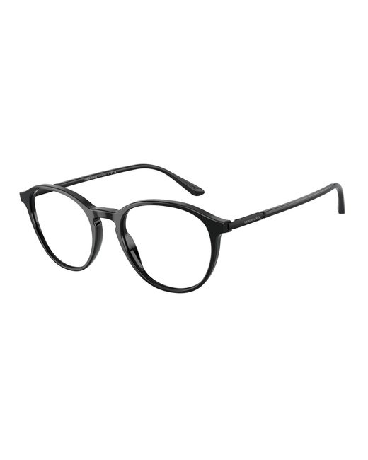 Giorgio Armani Black Ar7237 5001 Optical Frames Acetate Transparent Pantos Normal for men