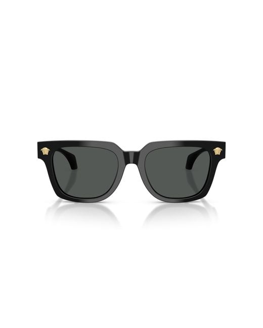 Versace Black Ve4510U Gb1/87 Sunglasses Acetate Squared Normal for men