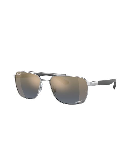Ray-Ban Sunglasses Man Rb3701 - Black Frame Blue Lenses Polarized 59-17 for men