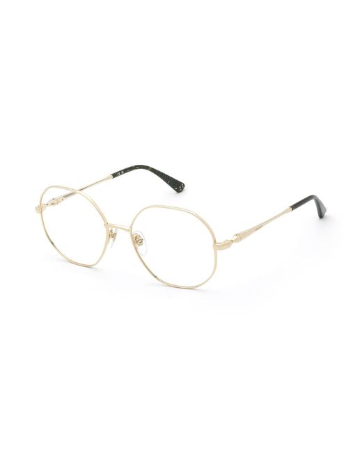 Nina Ricci Black Vnr475 300 Optical Frames Metal Geometric