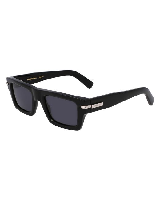 Ferragamo Black Sf2034S 001 Sunglasses Acetate Squared Normal for men