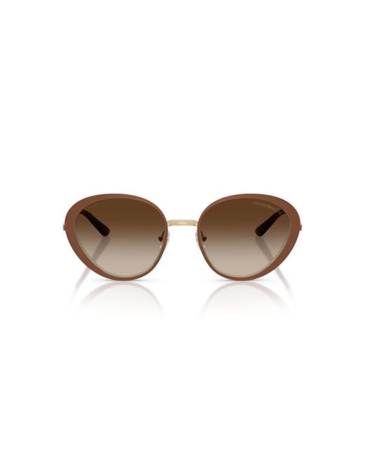 Emporio Armani Black Ea2177 344113 Sunglasses Metal Geometric Normal Nuanced
