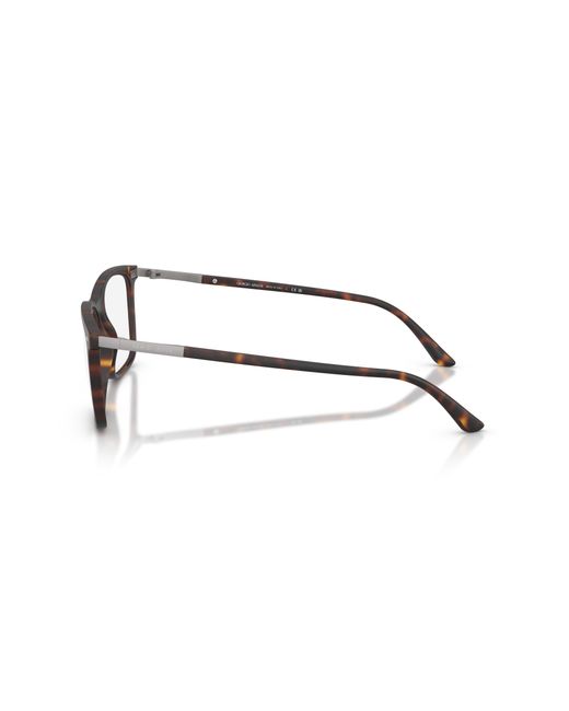 Giorgio Armani Black Ar7122 6417 Optical Frames Nylon Transparent Squared Normal for men