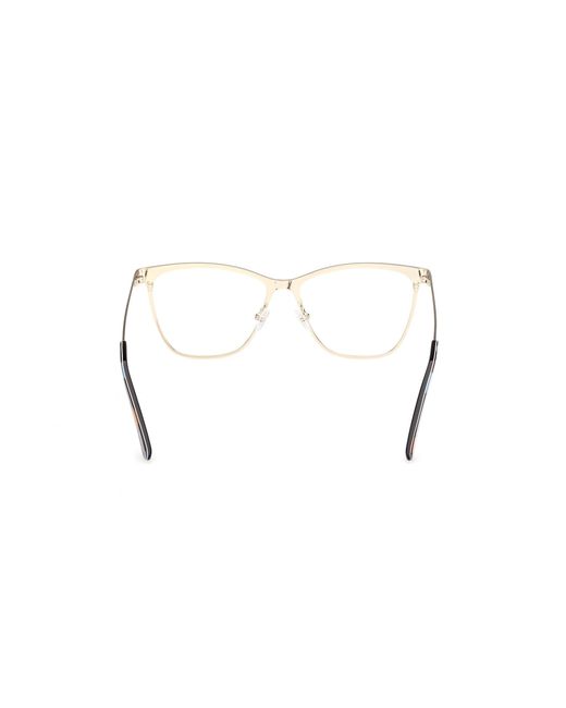 Emilio Pucci Black Ep5281 005 Optical Frames Metal Squared Normal