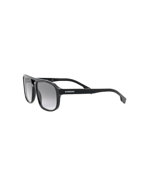 Burberry Black Be4320 Francis 300111 Sunglasses Plastic Squared Normal Nuanced for men