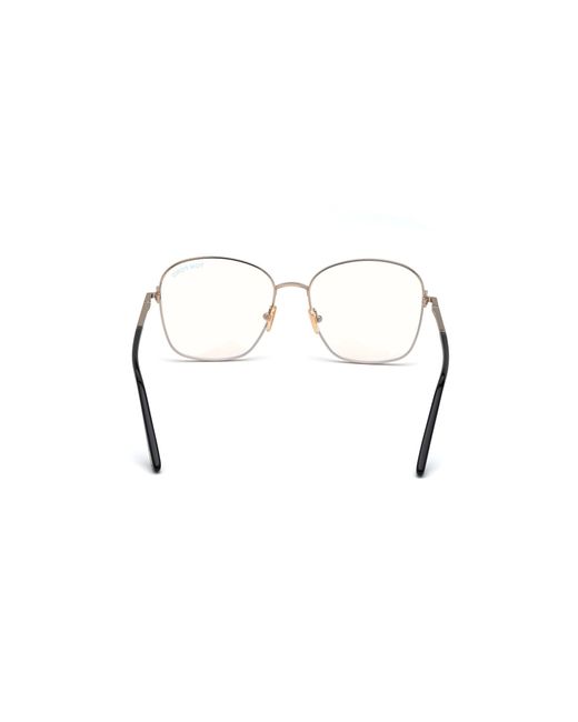 Tom Ford Black Ft5685-B 001 Optical Frames Metal Geometric Normal