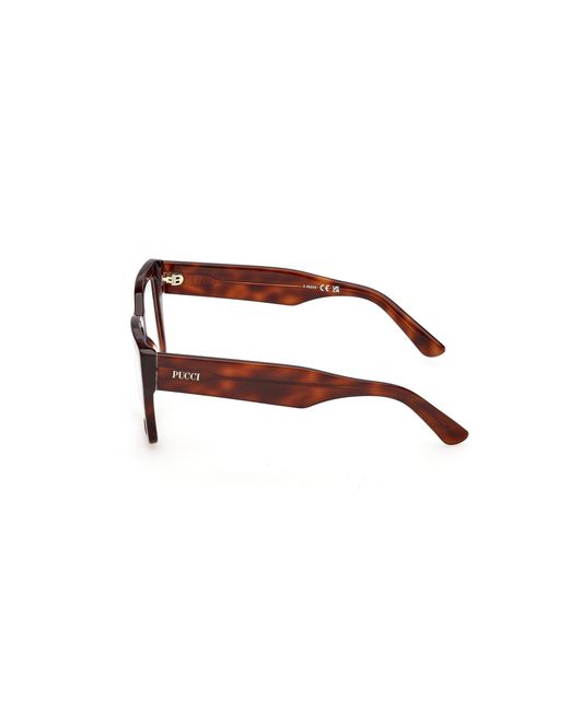 Emilio Pucci Black Ep5284 053 Optical Frames Acetate Squared Normal