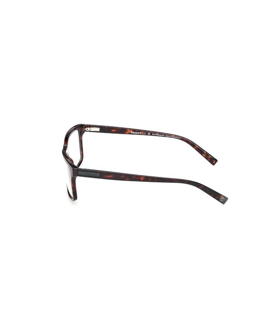 Timberland Black Tb50076 052 Optical Frames Injected Squared Normal for men