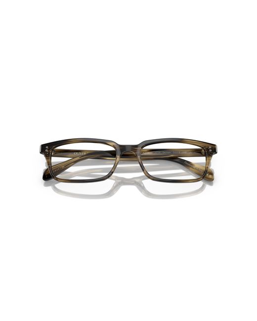 Oliver Peoples Black Ov5102 Denison 1719 Optical Frames Acetate Transparent Squared Normal for men
