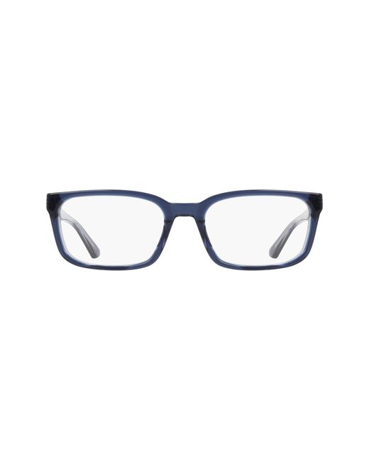 Nike Black 7181 318 Optical Frames Acetate Squared Normal for men