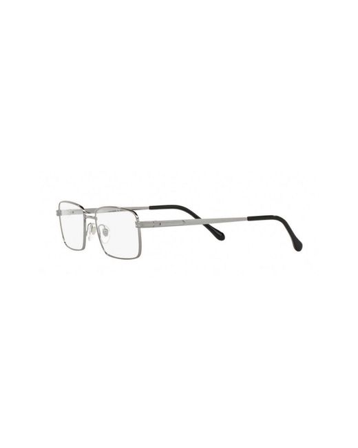 Sferoflex Black Sf2273 268 Optical Frames Metal Squared for men