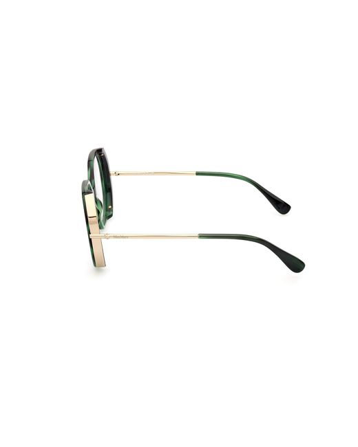 Max Mara Black Mm5138 001 Optical Frames Acetate Round Normal