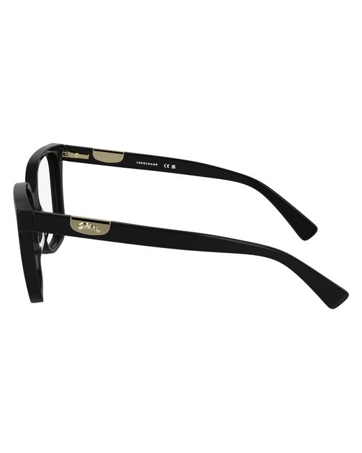 Longchamp Black Lo2765 001 Optical Frames Acetate Squared Normal