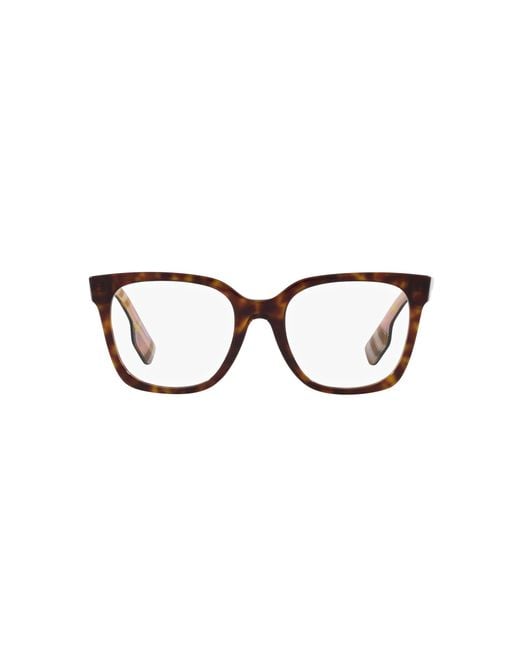 Burberry Black Be2347 L4075 Optical Frames Acetate Transparent Squared Normal