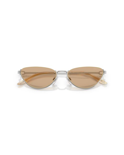 Ralph Lauren Black Rl7095 9001/8 Sunglasses Metal Cat Eye Normal