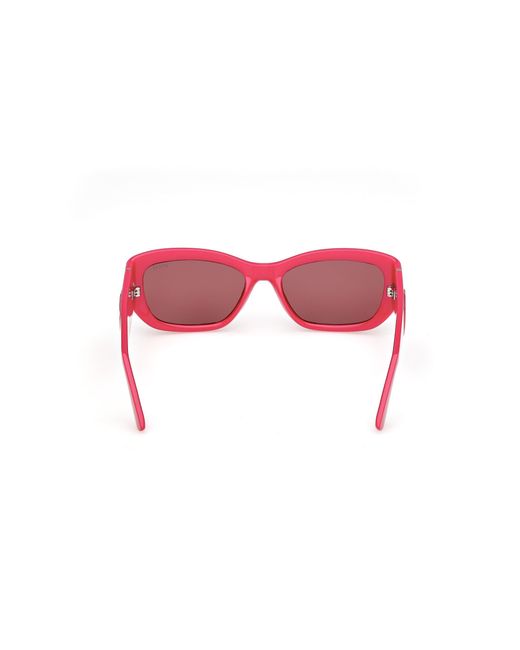Guess Gu00253 72S Sunglasses Injected Bordeaux Squared Normal
