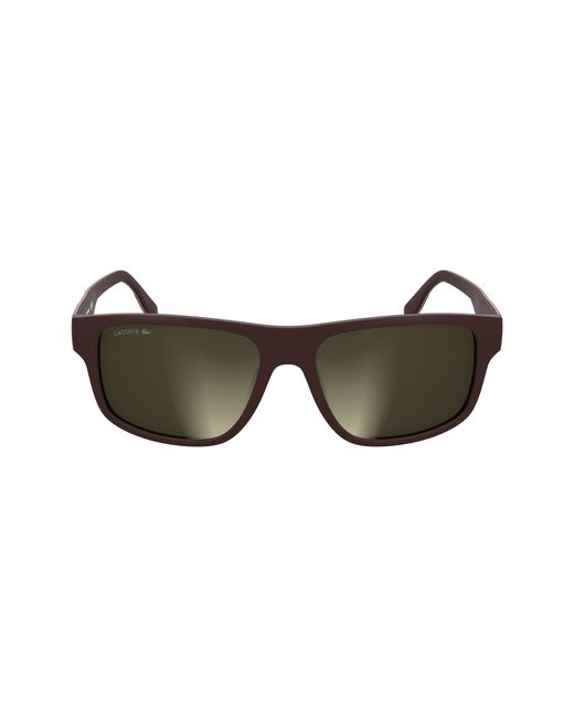 Lacoste Black L6057S 601 Sunglasses Bio-Inject Squared Normal for men