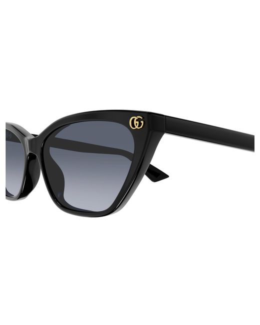 Gucci Black Gg1815S 005 Sunglasses Acetate Cat Eye