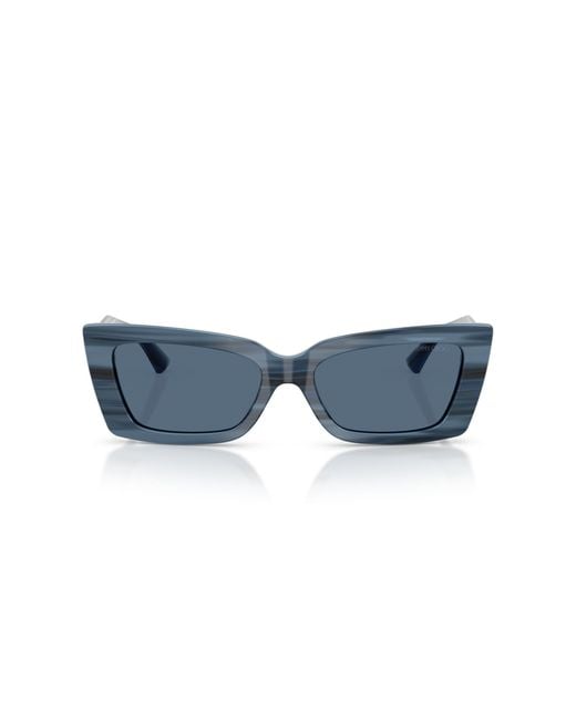 Jimmy Choo Black Jc5037Bu 507280 Sunglasses Acetate Cat Eye Normal