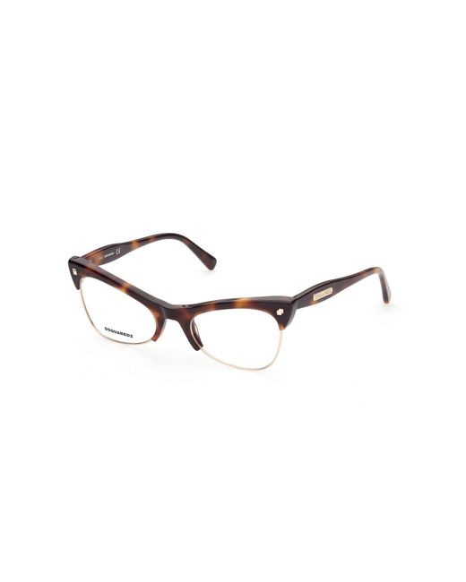 DSquared² Black Dq5332 052 Optical Frames Outlet Acetate Cat Eye