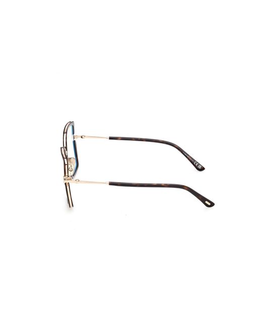 Tom Ford Black Ft5985-B 52 Optical Frames Injected Squared Normal