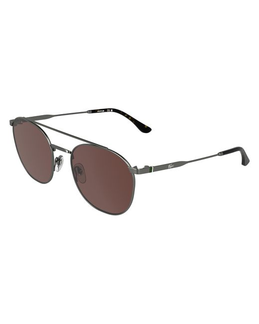 Lacoste Black L281S 035 Sunglasses Metal Bordeaux Squared Normal for men