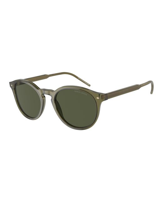 Giorgio Armani Green Ar8211 607452 Sunglasses Acetate Pantos Normal Anti-Glare for men