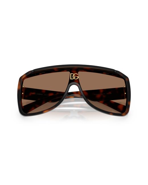 Dolce & Gabbana Black Dg6205 502/73 Sunglasses Injected Pilot Normal