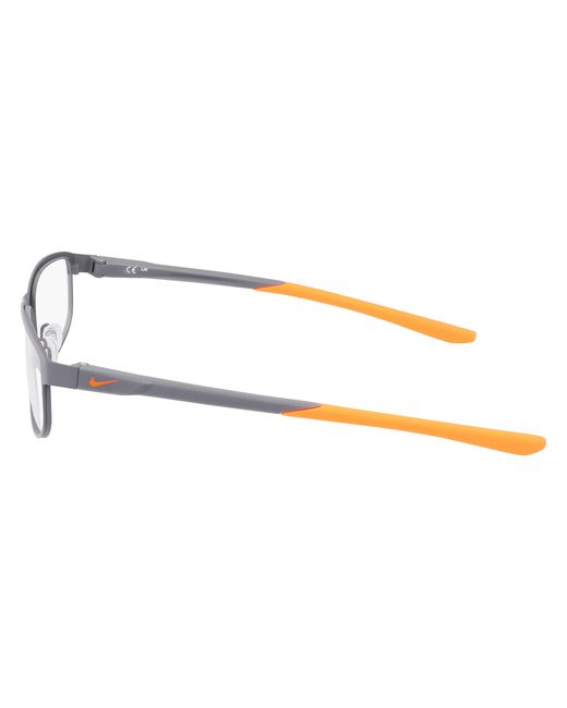 Nike Black 8157 039 Optical Frames Metal Squared Normal for men