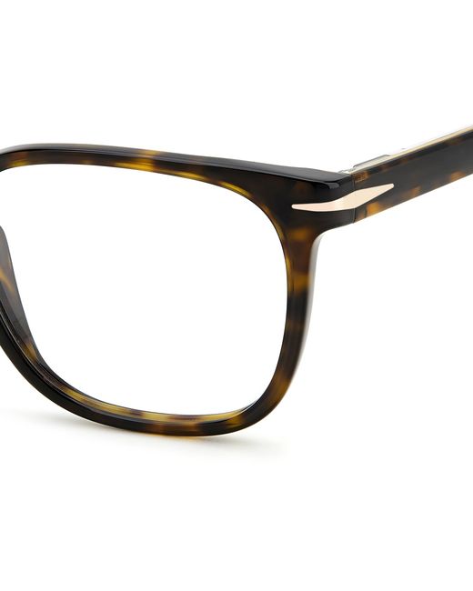 David Beckham Black Db 1107 086 Optical Frames Plastic Squared for men