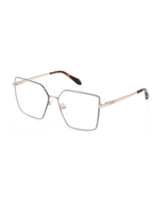 Just Cavalli Black Vjc132 08Mz Optical Frames Metal Geometric