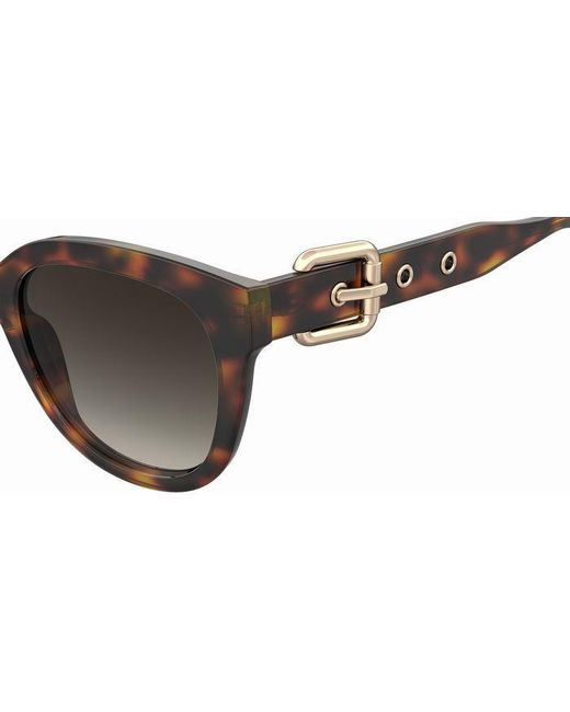 Moschino Black Mos143/S 05L/Ha Sunglasses Injected Butterfly Normal Shaded