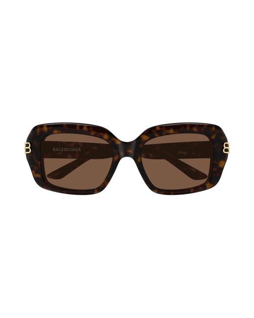 Balenciaga Black Bb0465S 002 Sunglasses Acetate Squared