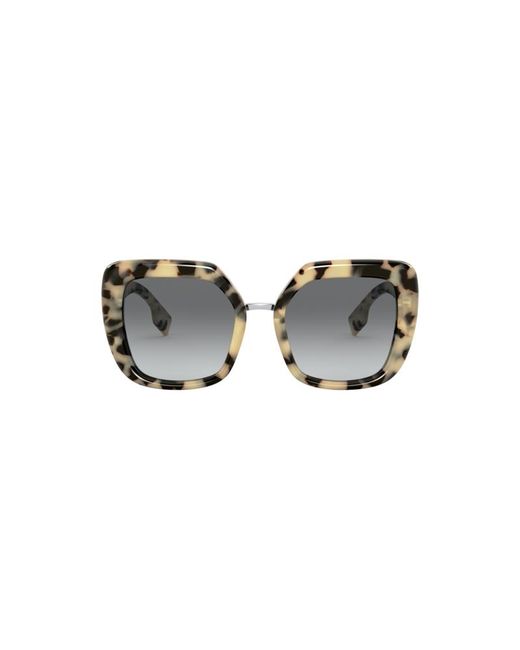 Burberry Black Be4315 Charlotte 387611 Sunglasses Plastic Squared Nuanced