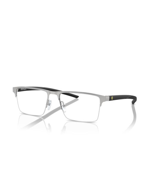 FERRARI SCUDERIA Black Fz7001 107 Optical Frames Metal Pillow Normal for men