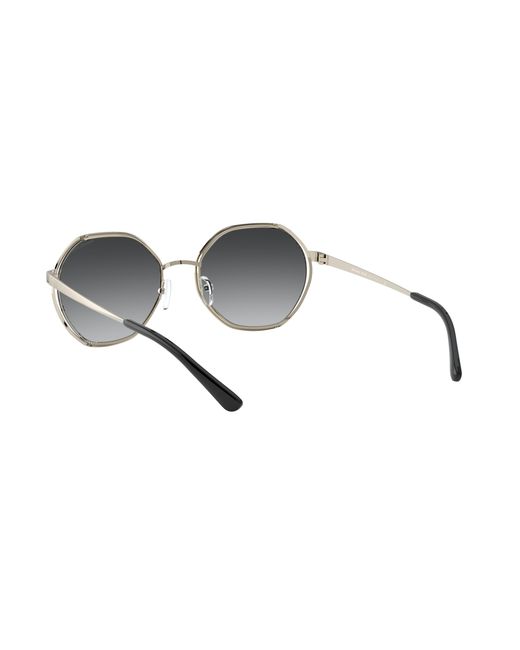 Michael Kors Black Mk1072 Porto 10148G Sunglasses Metal Geometric Normal Shaded