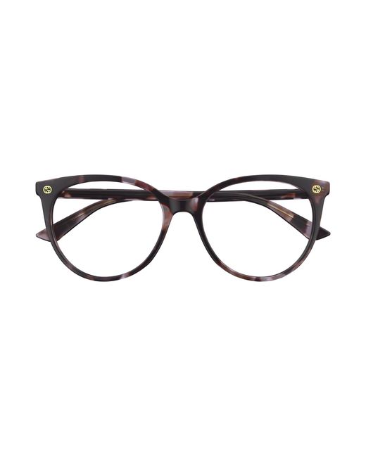 Gucci Black Gg0093O 009 Optical Frames Acetate Transparent Round
